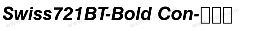 Swiss721BT-Bold Con字体转换